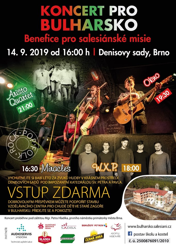 Benefiční koncert pro Salesiánské misie v Bulharsku 2019