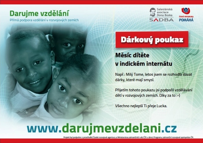 Vánoční dárek za minutu a dobrý pocit k tomu